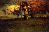 Autumn Canvas Paintings - Early Autumn Montclair